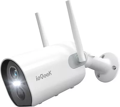 IeGeek 2K Wireless Security Camera Outdoor Night Vision Rechargeable Battery  • £14.99