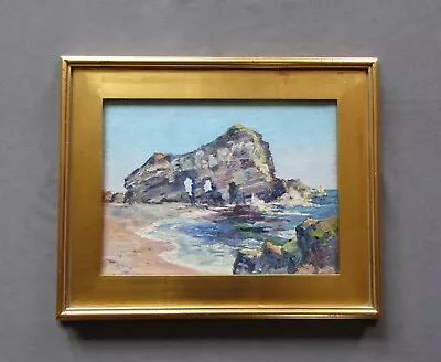 George Turland Goosey (1877-1947) Laguna Beach California Oil Seacape Painting • $400