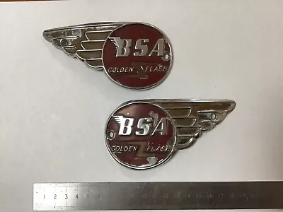 BSA 1950's Golden Flash Fuel Tank Badge - Original Condition.  • $350