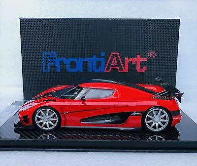 1/18 Frontiart Koenigsegg Agera RS Red/Silver Rims Limited 200 Pcs With Case • $545