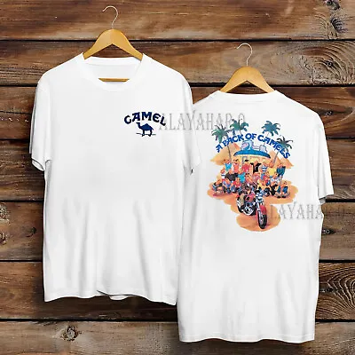 $22.59 • Buy Vintage Camel Cigarettes Joe Camel A Pack Of Camels Pocket T-Shirt 1990 NOS