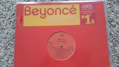 Beyonce - Check On It US 12'' Disco Vinyl PROMO Reggaeton Remixes • $108.13