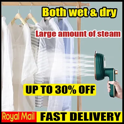 Portable Iron Steam Iron Folding Portable Rotary Steam Iron Hand-held Mini Iron • £9.66