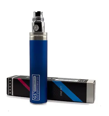 Genuine GS EGo II 2200 MAh Vape E Cigarette Battery / Blue • £9.49