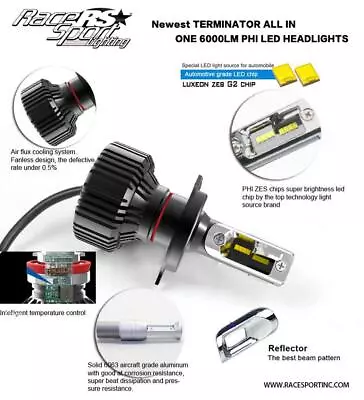 Race Sport 9005TLED Headlight Conversion Kit • $64.99