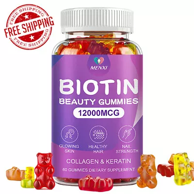 Collagen Vitamin Gummies For Hair Skin & Nails #1 Premium Collagen Supplement • $13.49