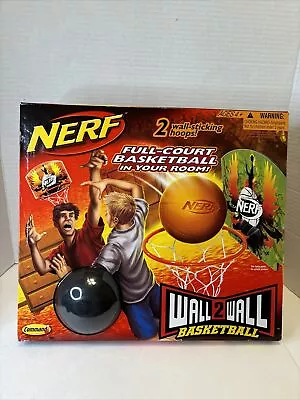 Nerf Wall2Wall BASKETBALL 2009 Mini Indoor Wall 2 To Wall Soft Sports Set Hoops • $34.95