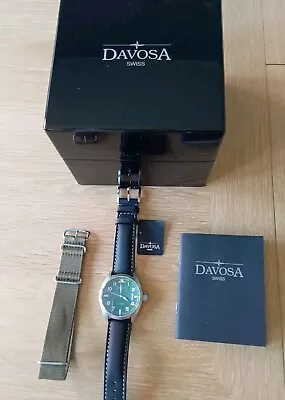 DAVOSA AUTOMATIC  MILITARY STYLE WATCH rrp£695. Brand New Unused And Cheap. • £335