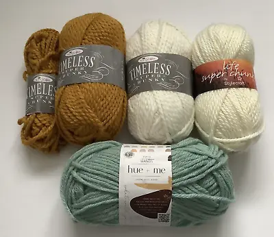 MIXED LOT. Super Chunky .Stylecraft King Cole  Lion Brand. 425g Total. • £12