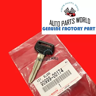 $14.50 • Buy Genuine Oem Toyota Corolla 4runner Supra Pickup Mr2 Uncut Blank Key 90999-00174