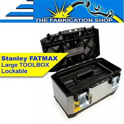 Stanley FATMAX Large Tool Box 50cm 20  Lockable Storage Chest Toolbox STA195-615 • $98.80