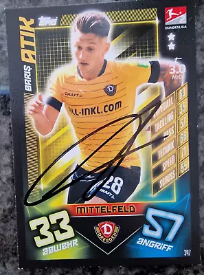 £0.86 • Buy Baris ATIK Dynamo Dresden Match Attax 2019/20 Original Signed