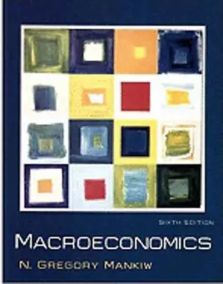 Macroeconomics By N Gregory Mankiw: Used • $9.22