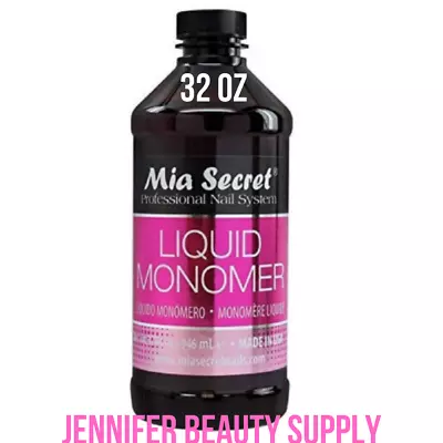 Mia Secret Liquid Monomer - Professional Acrylic Nail System Made In Usa - 32 Oz • $58.99