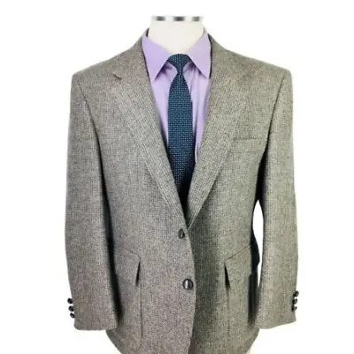 40S Wff Farah USA Mens Vintage 2 Button Wool Tweed Blazer Sport Coat Jacket • $45.95