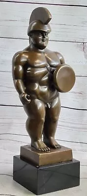 Abstract Modern Art Nude Male Warrior Bronze Hot Cast Sculpture By Fernando Art • $234.50