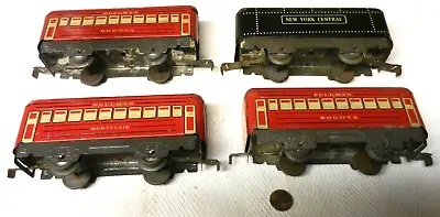 Marx 6 Inch 4 Wheel Passenger - Tender + Bogota (2) + Montclair - Silver Frames! • $60