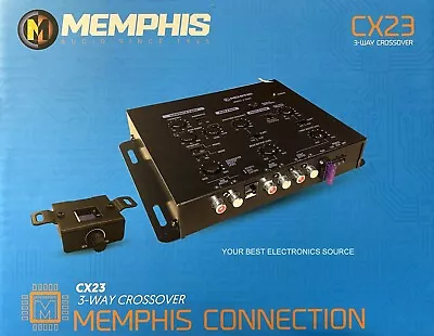 NEW Memphis Audio CX23 2 Or 3-Way Active Crossover • $119.95
