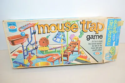 Vintage MOUSE TRAP BOARD GAME 1975 Ideal Near Complete Family Game Night • $14.39