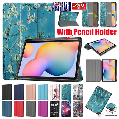 $5.59 • Buy Smart Leather Case Pencil Slot Cover For Samsung Galaxy Tab S6 Lite 10.4  Tablet