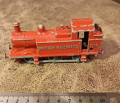 £4 • Buy Vintage BRITISH RAILWAYS 7118 Diecast Steam Locomotive BUDGIE TOYS No. 224
