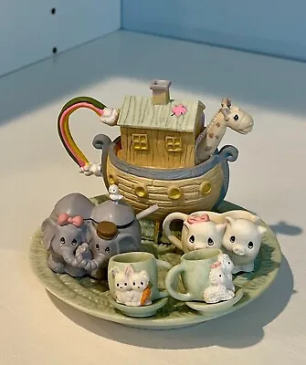 PRECIOUS MOMENTS By Enesco  Noah's Ark  Mini Tea Set-270121 NIOB • $6.49