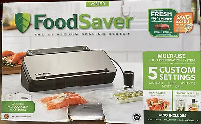 $99.89 • Buy FoodSaver VS3180 Multi-Use Vacuum Sealer Food Saver Preservation System Bundle