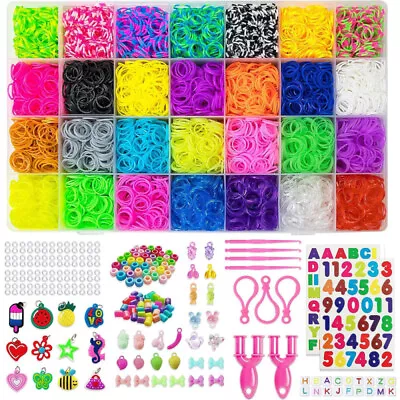 12000Pcs Loom Band Kit DIY Friendship Bracelet Making Kit Girls Birthday Present • £10.85