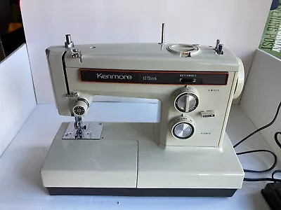 Vintage KENMORE SEARS ROEBUCK Sewing Machine W/ Pedal & Case🔥Zig Zag 158.14510 • $179.99