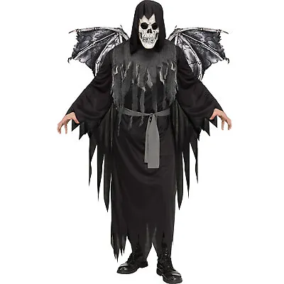 Winged Grim Reaper Adult Halloween Costume • $38.12