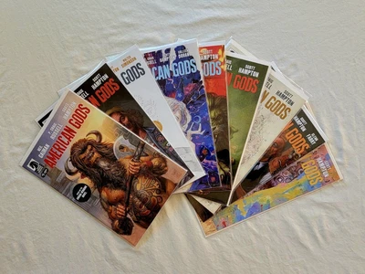 $9.99 • Buy American Gods #1-9 Dark Horse Gaiman Russell Hampton #7 Signed By David Mack