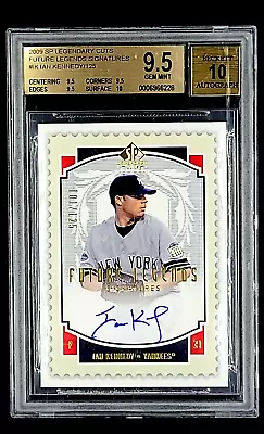 2009 SP Legendary Future Auto IK Ian Kennedy Autograph /125 BGS 9.5 / 10 POP 1 • $23.79