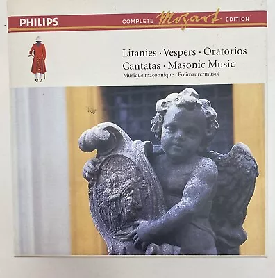 Complete Mozart - Litanies Vespers Oratorios Cantatas Masonic Music 13 CD Set • $16.87