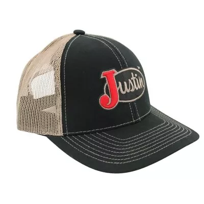 Justin Men’s Black Baseball Cap • $28