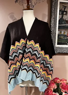 Missoni Target Brown Knit Wrap Cape One Size • $28