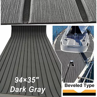 Black Gray Boat Flooring EVA Foam Marine Decking Carpet ▶Diamond Boat Deck Mats • $47.99