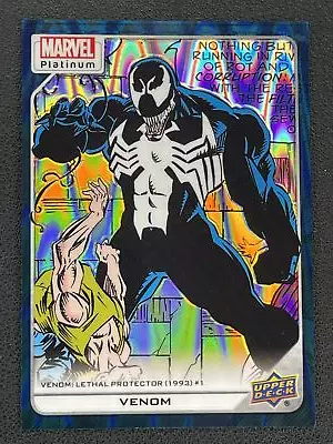 2023 UD Marvel Platinum Venom Teal Wave /799 #124 B1NG • $3.25