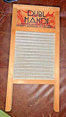 Dubl Handi Travel Wash Board Lingerie Columbus Washboard Company New Old Stock! • $13.95