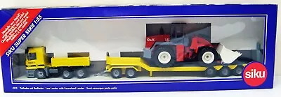 £44.90 • Buy Mercedes Actros 2040 + O&K L45 Front Loader On Low Loader Trailer 1/55 Siku 4113