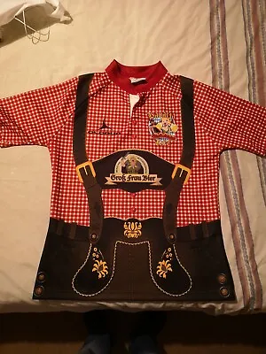 Fabulous Olorun Bavarian Oktoberfest Novelty Rugby Shirt Large • £32