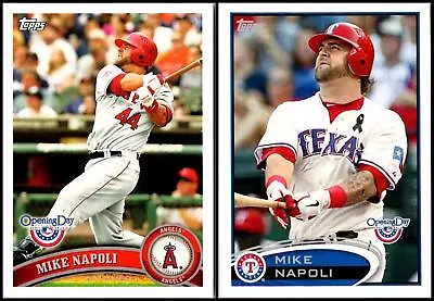 (2)  Topps Opening Day Mike Napoli  Lot • $3.49