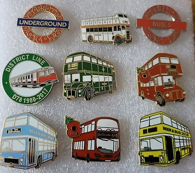 London Underground  Badges X 8 • £15.99