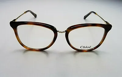 Chloe Ce2731 218 Havana Gold Optical Frame Made In Italy Eyesize 53-18-140 • $75