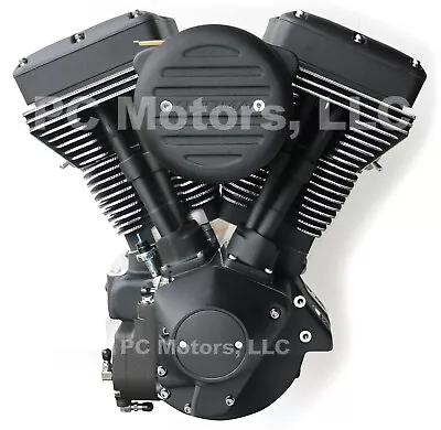 Ultima El Bruto 140” Diamond Cut Matte Black Out Evo Harley Engine Motor $0 S&h • $7049.99