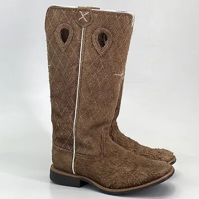 Twisted X Western Boots CBK0004 Junior Kids Size 12M Brown Distressed (F10) • $50