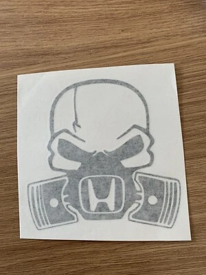 £2 • Buy Skull Honda Themed Piston Sticker Car Van Bike Decal
