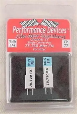 Hitec Single Conversion 75Mhz FM Crystal Set-Channel 77 • $8.05