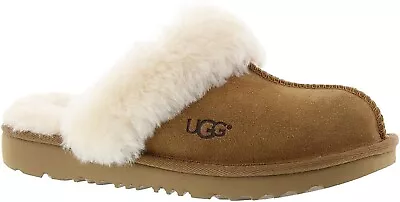 UGG KIDS GIRLS BOYS SIZE 11 CHESTNUT  COZY II SUEDE SLIP-ON SLIPPERS New • $58