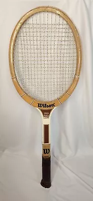 Vintage Wilson STAN SMITH Capri Wooden Tennis Racquet • $19.99