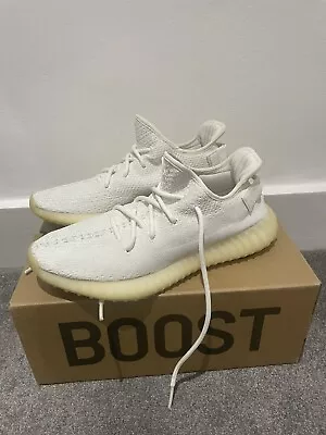 Size 9.5 - Adidas Yeezy Boost 350 V2 Low Cream White / Triple White • £100